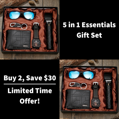 5 in 1 Essentials Gift Set For Men