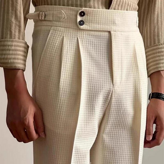 Savile Row Waffle Knit Slacks