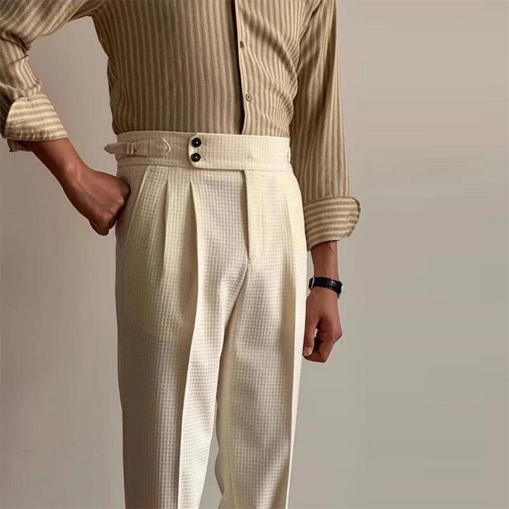 Savile Row Waffle Knit Slacks