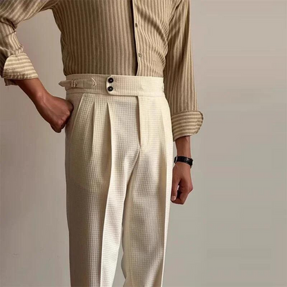 Savile Row Waffle Knit Slacks