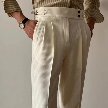 Savile Row Waffle Knit Slacks