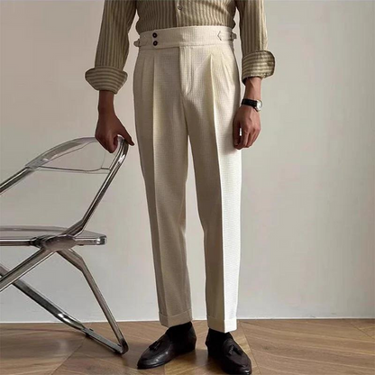 Savile Row Waffle Knit Slacks