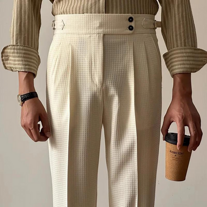 Savile Row Waffle Knit Slacks