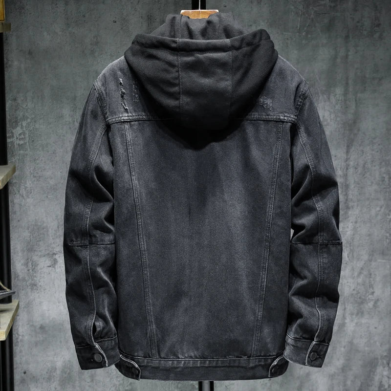 Knox Hooded Denim Jacket