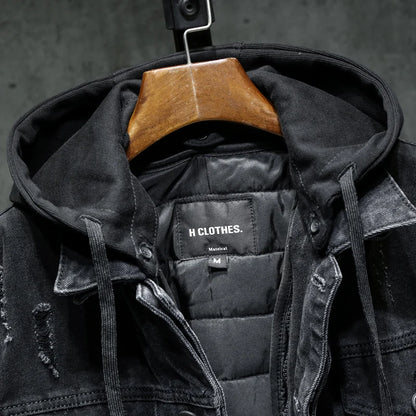 Knox Hooded Denim Jacket